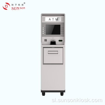 Avtomatski avtomatizirani stroj ATM s pogonom prek bankomata